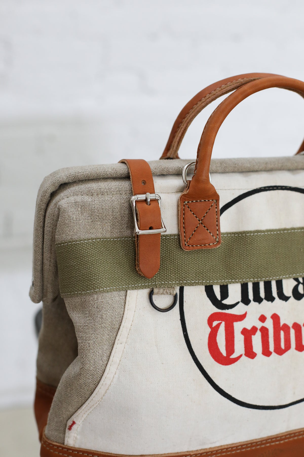 1950's era Salvaged Hemp and Work Apron Carryall