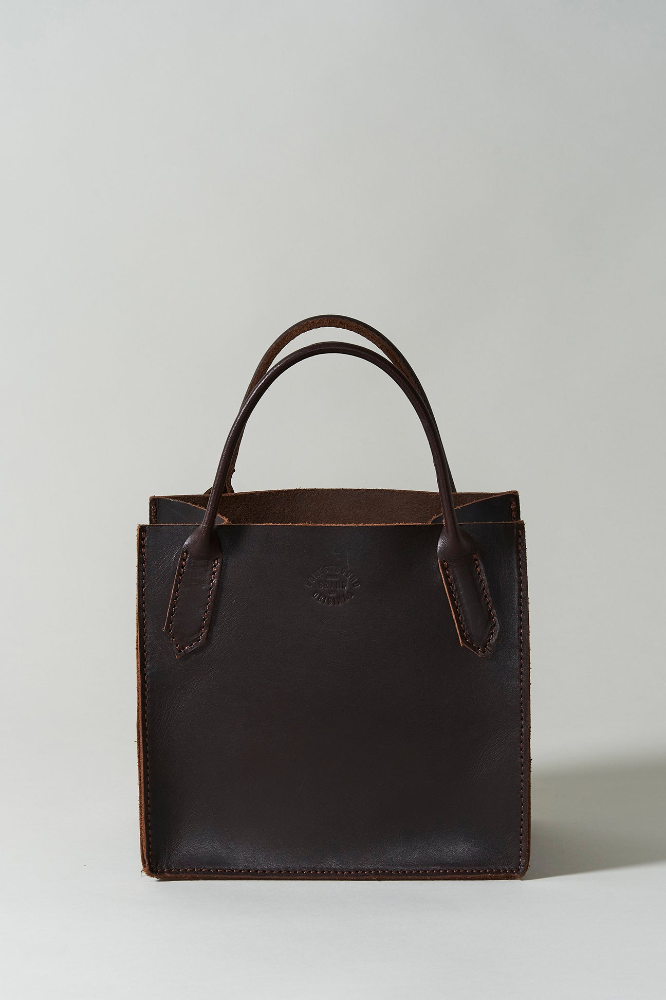 Petite Leather Dock Bag in Brown Latigo