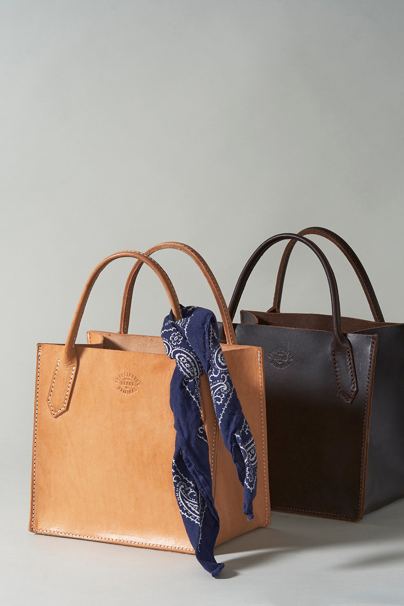 Petite Leather Dock Bag in Brown Latigo