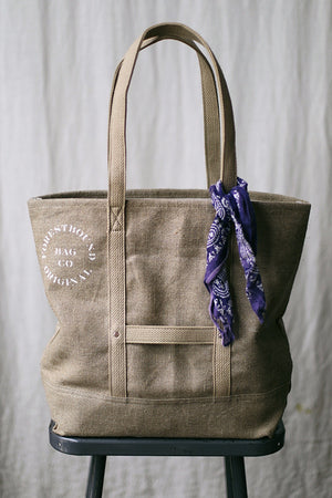 Reclaimed Vintage Inspired canvas tote bag with logo