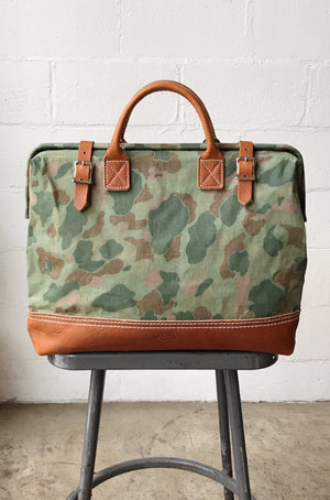 1950's era Salvaged Camo Carryall