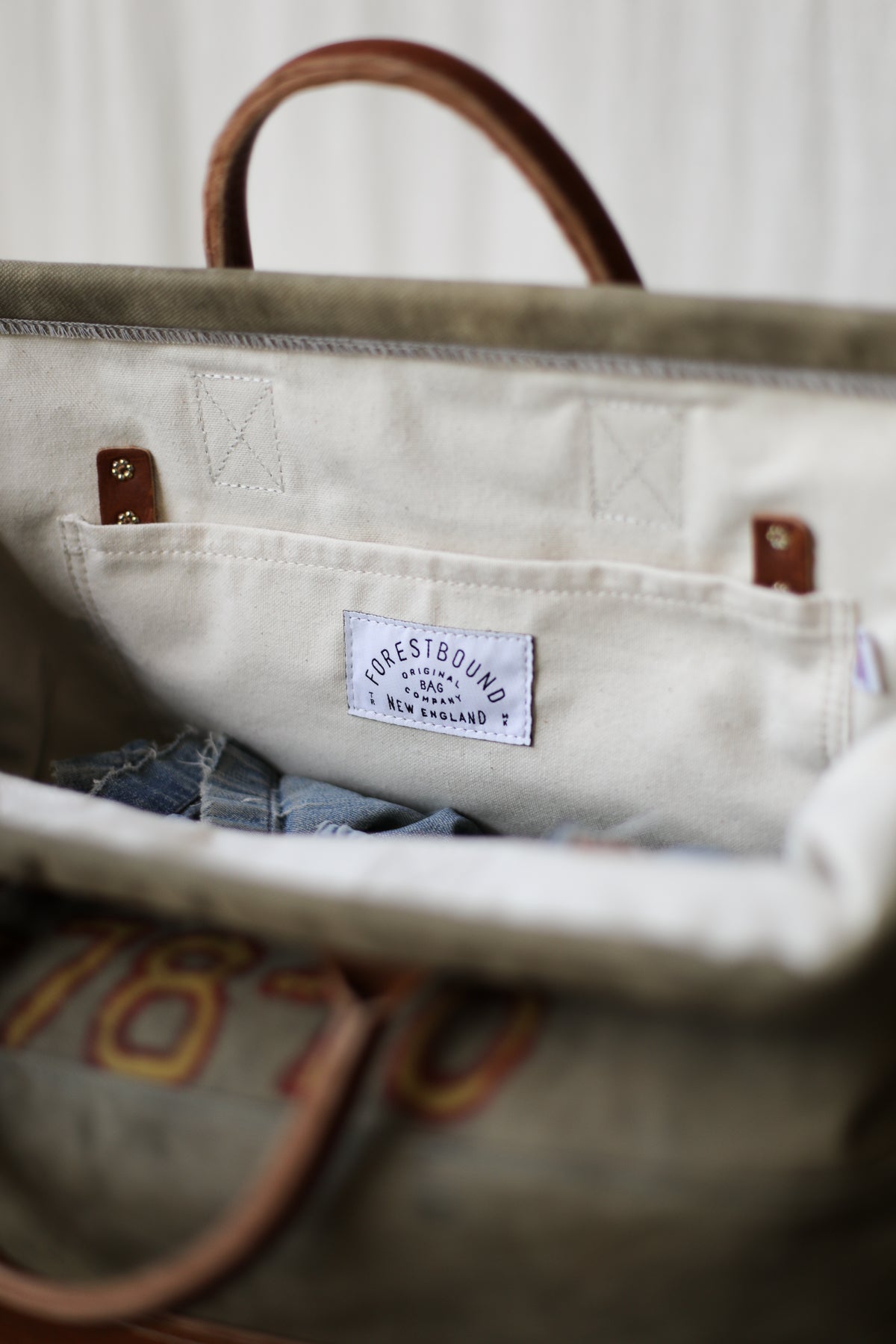 WWII era Salvaged Canvas Carryall – FORESTBOUND