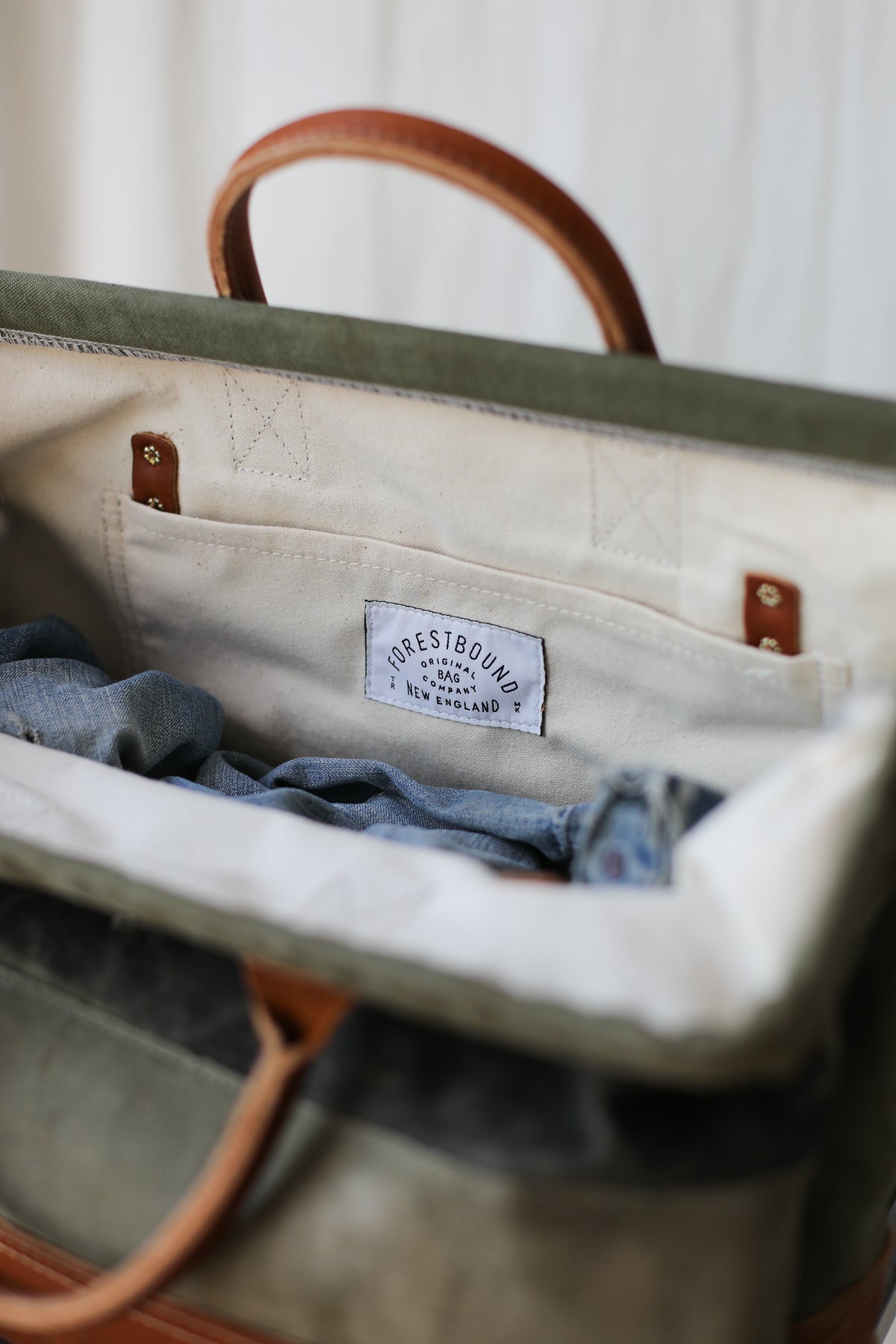 1940's era Salvaged Canvas Carryall – FORESTBOUND