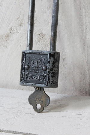 Eagle Padlock and Key