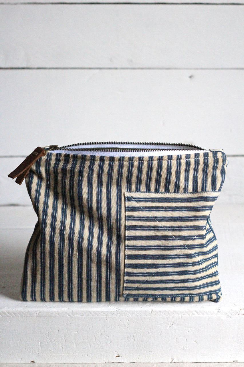1940's era Ticking Fabric Utility Pouch – FORESTBOUND