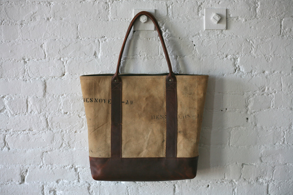 WWII era Canvas & Leather Carryall – FORESTBOUND