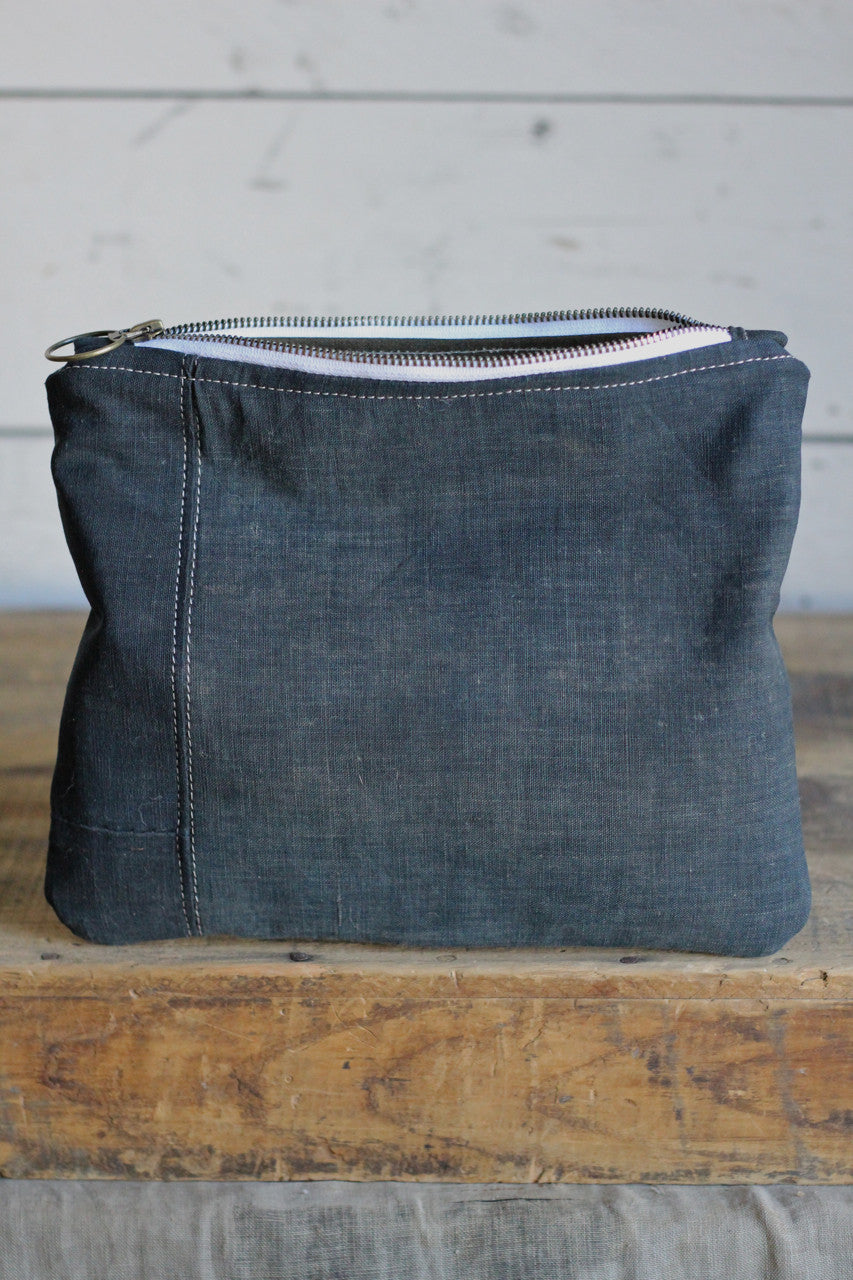 Early 1900's Japanese Indigo Dyed Cotton Utility Pouch – FORESTBOUND