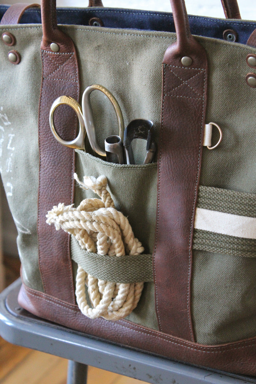 WWII era Canvas Weekend Bag