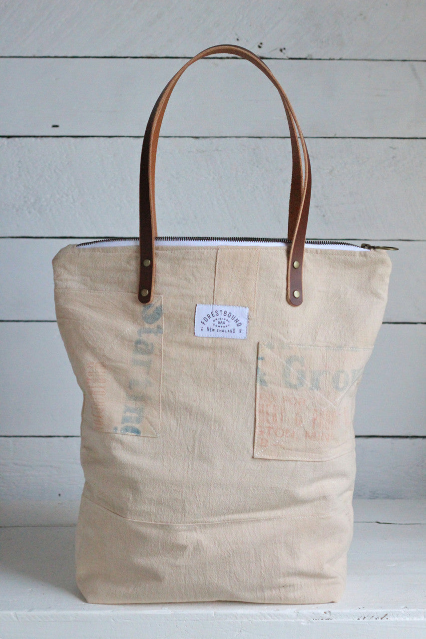 The Rambler Tote / 1940's era Patched Farm Feedsack – FORESTBOUND