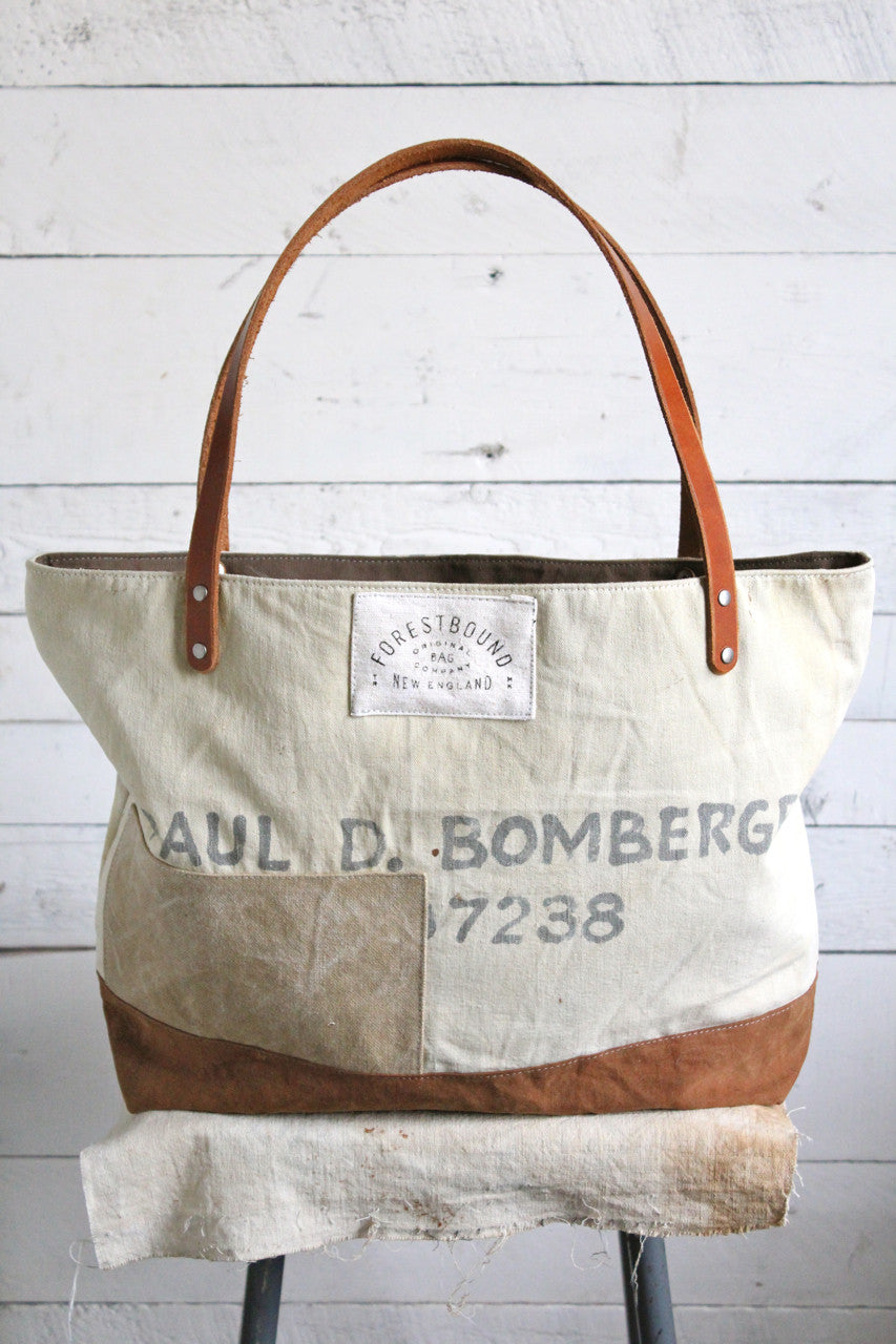 WWII era Patched Canvas Tote Bag – FORESTBOUND
