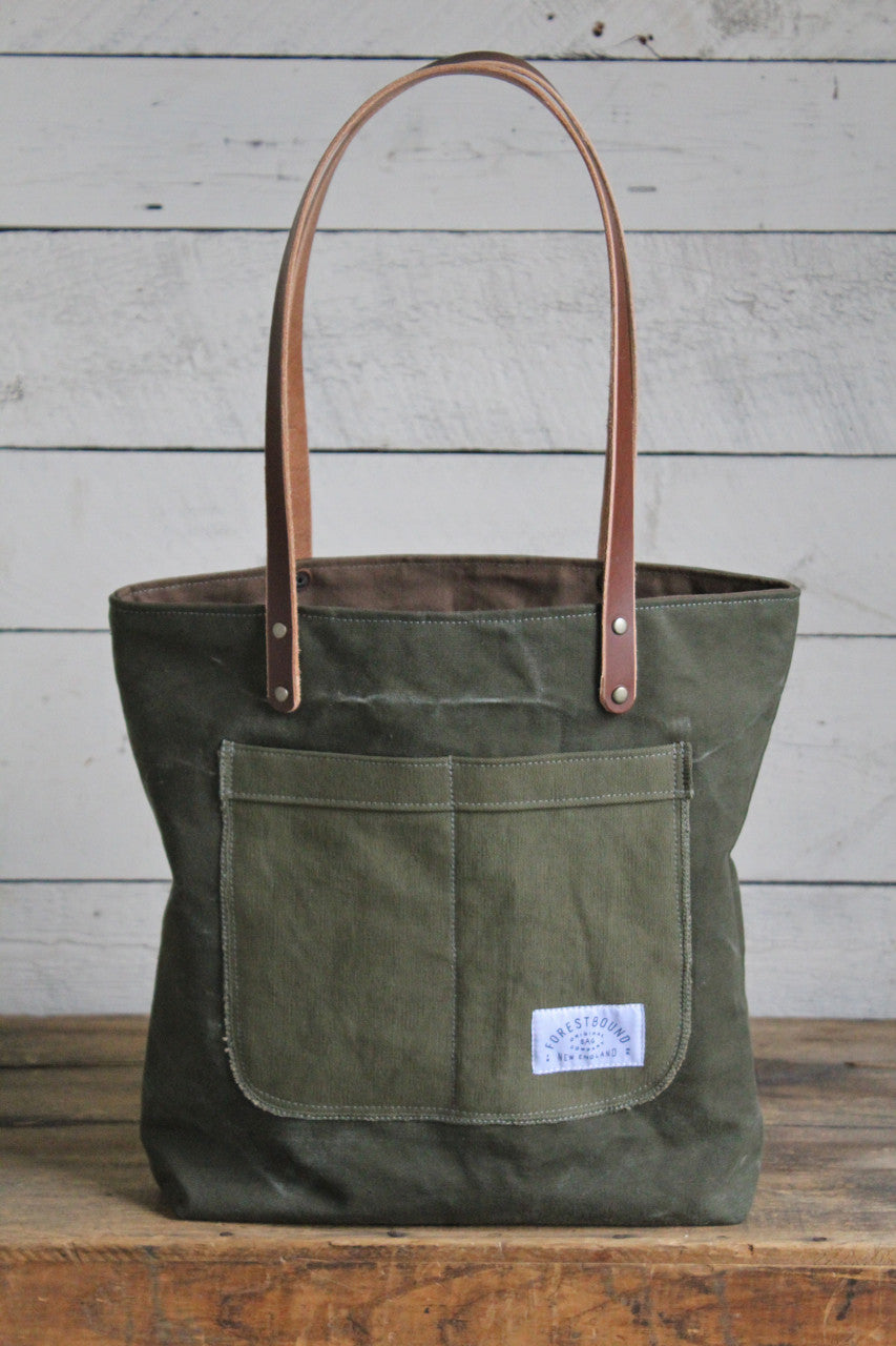 WWII era Military Canvas Pocket Tote – FORESTBOUND