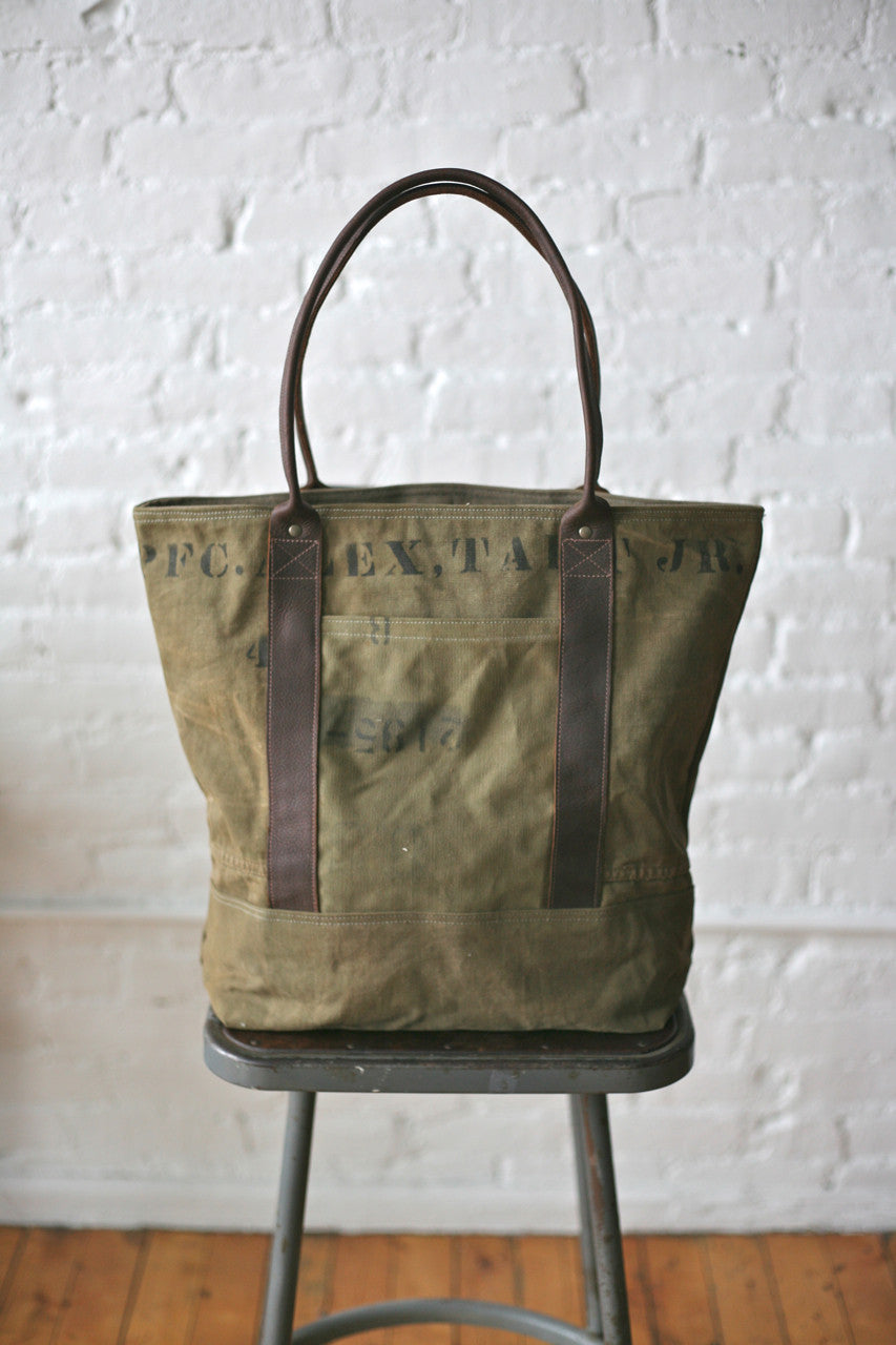 WWII era Canvas Carryall – FORESTBOUND