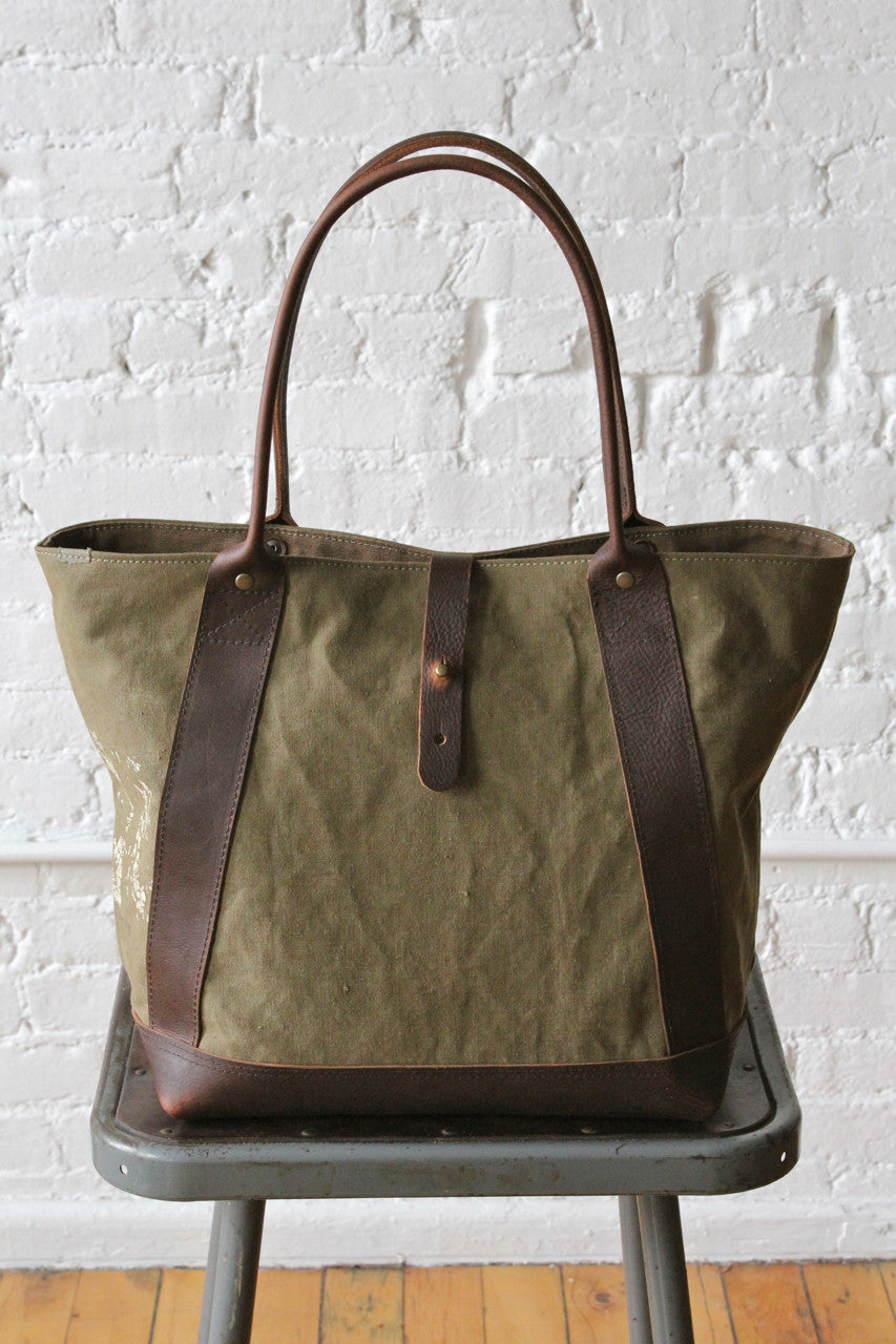 WWII era Military Canvas Carryall – FORESTBOUND