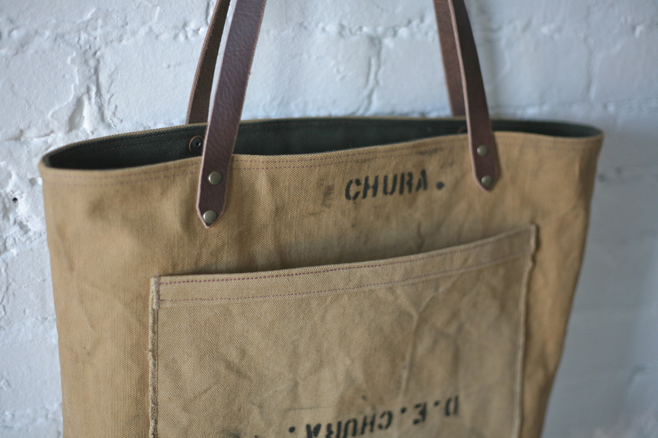 WWII era Canvas Carryall