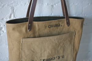 WWII era Canvas Carryall