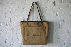 WWII era Canvas Carryall